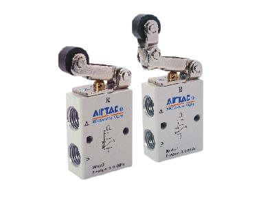 Van Khí Nén 3/2 Way S3 Series, Van Điều Khiển Khí Nén Cơ Khí Nút Nhấn Tay Gạt Con Lăn, Aluminum Pneumatic Directional Valve