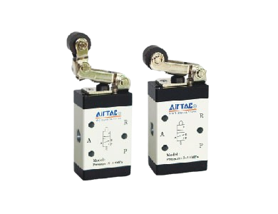 Van Khí Nén 3/2 Way M3 Series, Van Điều Khiển Khí Nén Cơ Khí Tay Gạt Nút Nhấn Con Lăn, Aluminum Pneumatic Valve