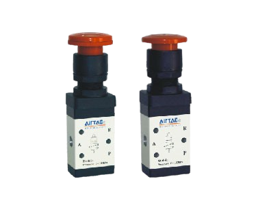 Van Khí Nén 3/2 Way M3 Series, Van Điều Khiển Khí Nén Cơ Khí Tay Gạt Nút Nhấn Con Lăn, Aluminum Pneumatic Valve