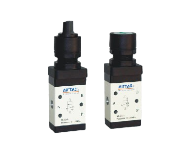 Van Khí Nén 3/2 Way M3 Series, Van Điều Khiển Khí Nén Cơ Khí Tay Gạt Nút Nhấn Con Lăn, Aluminum Pneumatic Valve