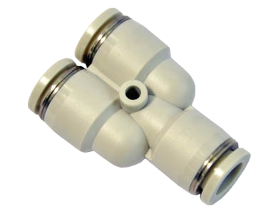 Co Nối Khí Nén Chữ Y PY – Đầu Nối Nhanh Chia Nhánh Ống PU & Nylon