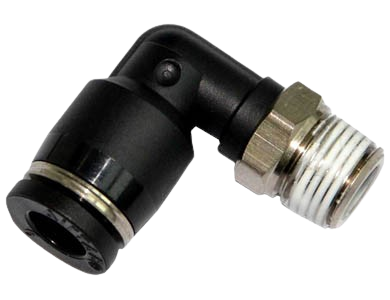 Co Nối Khí Nén Airtac Góc PL – Đầu Nối Nhanh Ren Ngoài, Inox 304, Kín Khí, Bền Bỉ