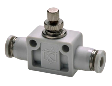 PSA-S Khớp Nối Nhanh Airtac Inox Điều Chỉnh Tốc Độ Dạng Thẳng – Van Tiết Lưu Khí Nén
