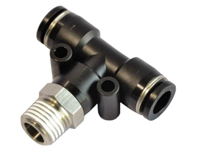 Airtac PEB Tê Nối Khí Nén Inox 3 Ngả Ren Ngoài – Đầu Nối Nhanh Push-In