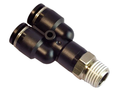 Airtac PYB Nối Chữ Y Khí Nén Inox Ren Ngoài – Đầu Nối Nhanh Chia 2 Nhánh