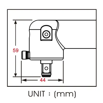 Súng Xiết Bu Lông Khí Nén Góc Onpin OP-311LH3 3/8 Inch – Búa Kép, Mô-men Tối Đa 90 Nm