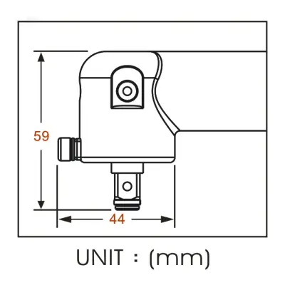 Súng Xiết Bu Lông Khí Nén Góc Onpin OP-311LH4 1/2 Inch – Búa Kép, Mô-men Tối Đa 90 Nm