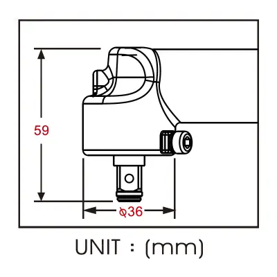 Súng Xiết Bu Lông Khí Nén Góc Onpin OP-310LH4 1/2 Inch – Mô-men Tối Đa 130 Nm