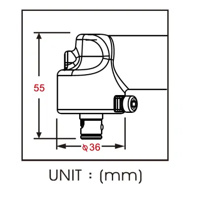 Tua Vít Khí Nén Góc Onpin OP-310LHA EN ISO 11148-6 - Lực Siết Max 130Nm, 7000rpm
