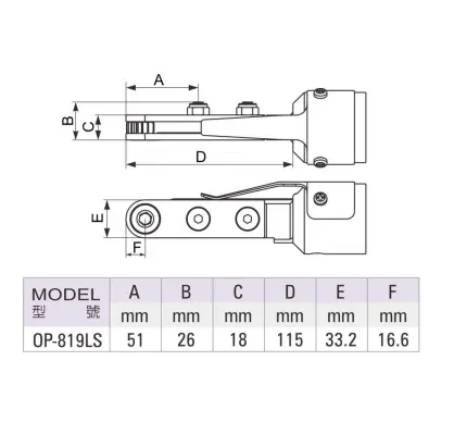 Cờ Lê Cóc Khí Nén Onpin OP-819LS EN ISO 11148-6 - Hex 10-19mm (1/2"-3/4"), 150rpm, 90Nm
