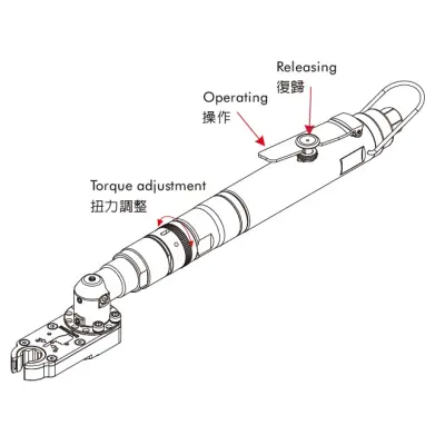 Cờ Lê Khí Nén Đầu Hở Onpin OP-EW17 - Điều Chỉnh Lực 7.5-15Nm, Tốc Độ 230rpm, Thân Máy 1.67kg