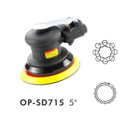 Máy Chà Nhám Khí Nén OP-SD715 / OP-SD71525 - Đế 5 inch (123mm), 10000rpm, Quỹ Đạo 2.5mm, 90psi (6.2bar)