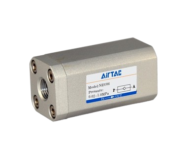 Van Một Chiều Khí Nén NRV Series Airtac, Non Return Valve Khí Nén Nhôm, Van Chống Hồi Lưu Khí Nén Công Nghiệp