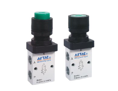 Van Khí Nén 3/2 Way S3 Series, Van Điều Khiển Khí Nén Cơ Khí Nút Nhấn Tay Gạt Con Lăn, Aluminum Pneumatic Directional Valve