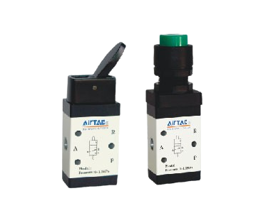 Van Khí Nén 3/2 Way M3 Series, Van Điều Khiển Khí Nén Cơ Khí Tay Gạt Nút Nhấn Con Lăn, Aluminum Pneumatic Valve