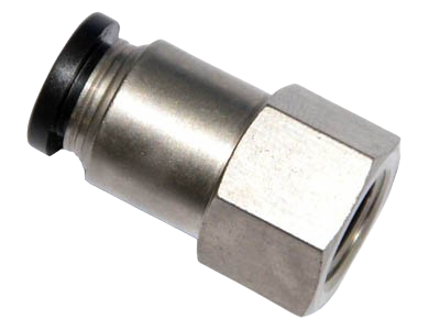 PCF Female Connector – Pneumatic Push-in Female Thread Fitting for Air Tubing