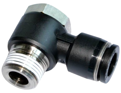 Co nối nhanh khí nén PH Series – Co ren ngoài góc 90° dạng push-in