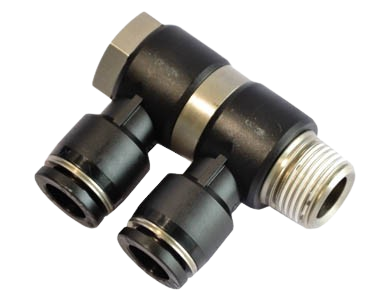 Co Nối Khí Nén Chữ T PHW – Đầu Nối Nhanh 3 Ngả Cho Ống PU & Nylon
