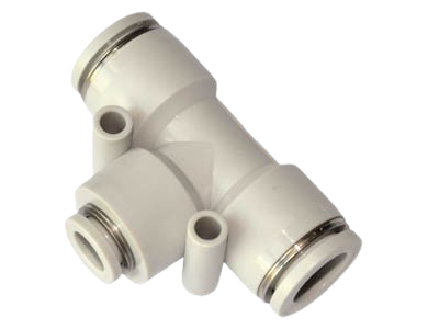 PEG Series Pneumatic Reducing Tee Fitting – Push-in Connector for Different Tube Sizes
