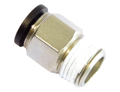 Đầu Nối Khí Nén Airtac PC Ren Ngoài – Co Nối Nhanh Push-In, M5 đến 1/2", Kín Khí, Bền Bỉ