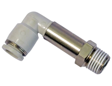 Co Nối Góc Airtac 90 Độ Ren Ngoài Dài PLL-S Inox – Đầu Nối Khí Nén Push-In