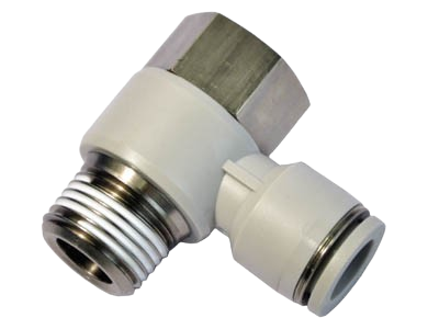 Airtac PHF Co Nối Góc 90 Độ Ren Ngoài Đôi Inox – Đầu Nối Nhanh Khí Nén Push-In