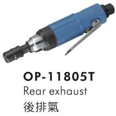 Máy Mài Khí Nén OP-11805T - Kẹp 6mm, Tốc Độ 20000rpm, Áp Suất 90psi (6.2bar), 0.3HP