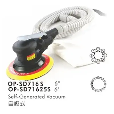 Máy Chà Nhám Khí Nén Onpin OP-SD716S / OP-SD71625S - Đế 6 Inch (152mm), 10000 RPM, Quỹ Đạo 5mm / 2.5mm