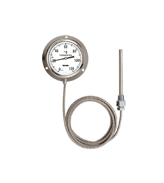 Electric Contact Thermometers for Bottom Mounted Capillaries Connection CW-4