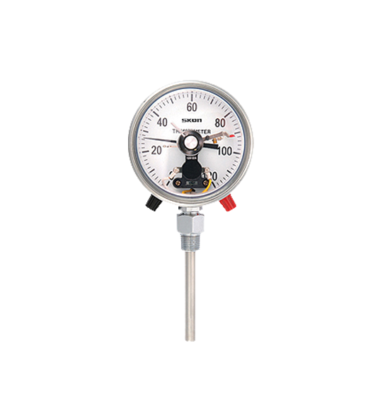 Electric Contact Thermometers for Bottom Mounted Capillaries Connection CW-4-1